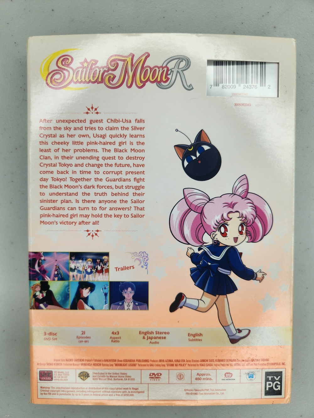 Sailor Moon R DVD Set Part 2 + R The Movie Viz Anime Bundle - Picture 3 of 5